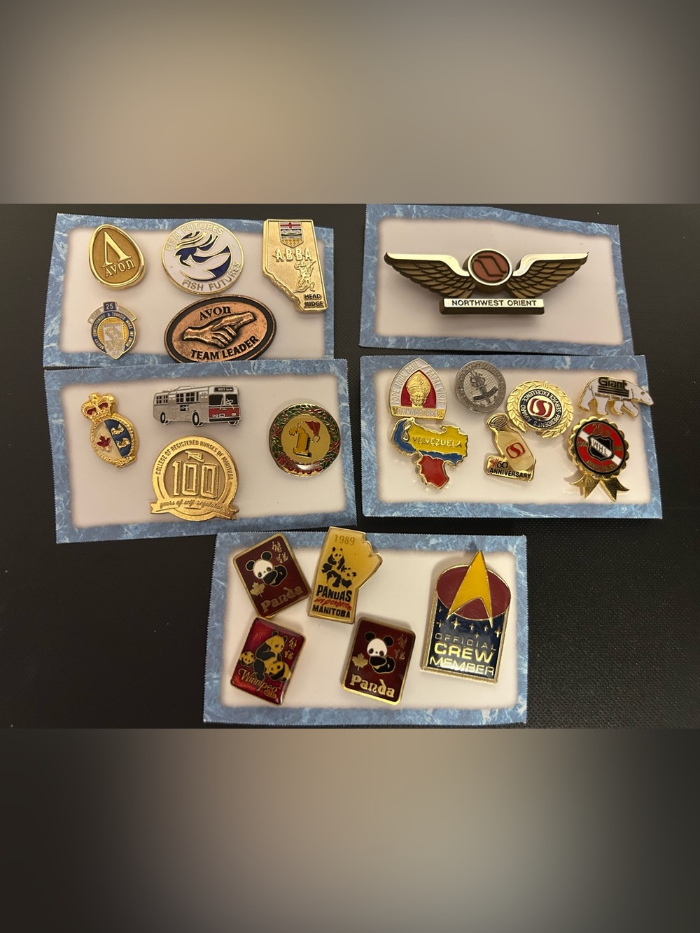 Seller’s Lot of 22 Vintage Lapel Pins